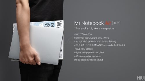 Mi Notebook 12.5