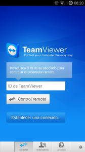 TeamViewer para control remoto