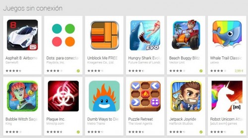 Juegos-sin-conexión-en-Google-Play
